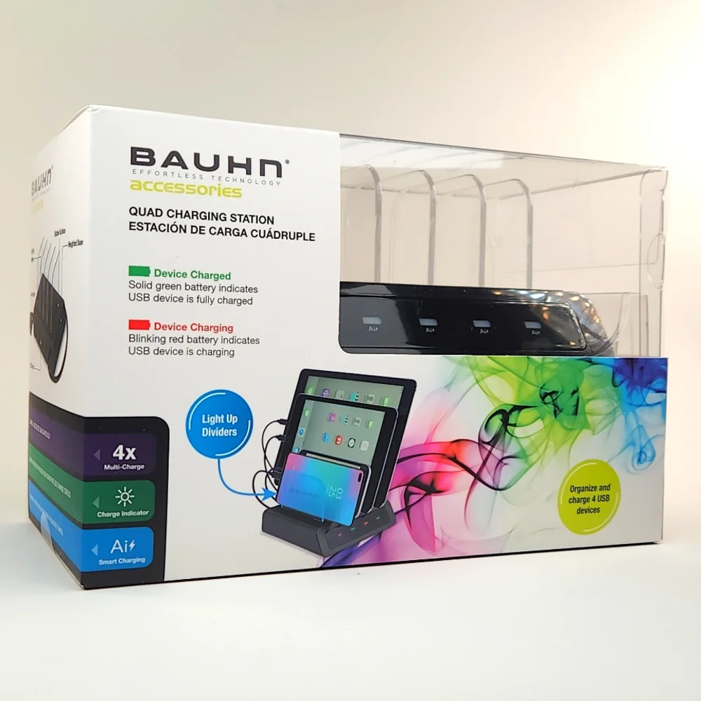 Bauhn Quad Charging Station Factory Sealed